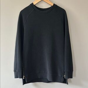 Varley Manning Ribbed Sweatshirt Sz‎ M Black